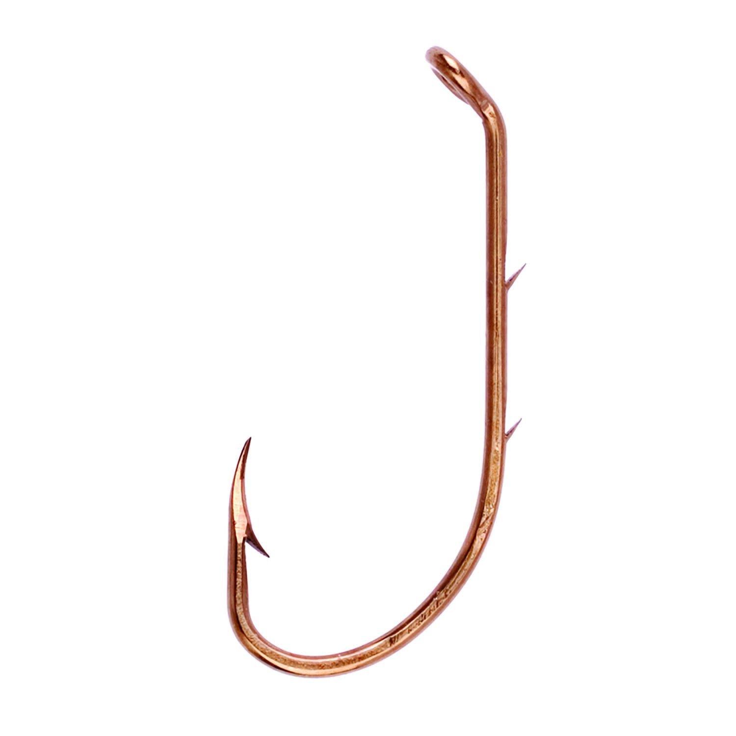 Eagle Claw Lazer Sharp Baitholder Hook Bronze / 10 / 10 Pack