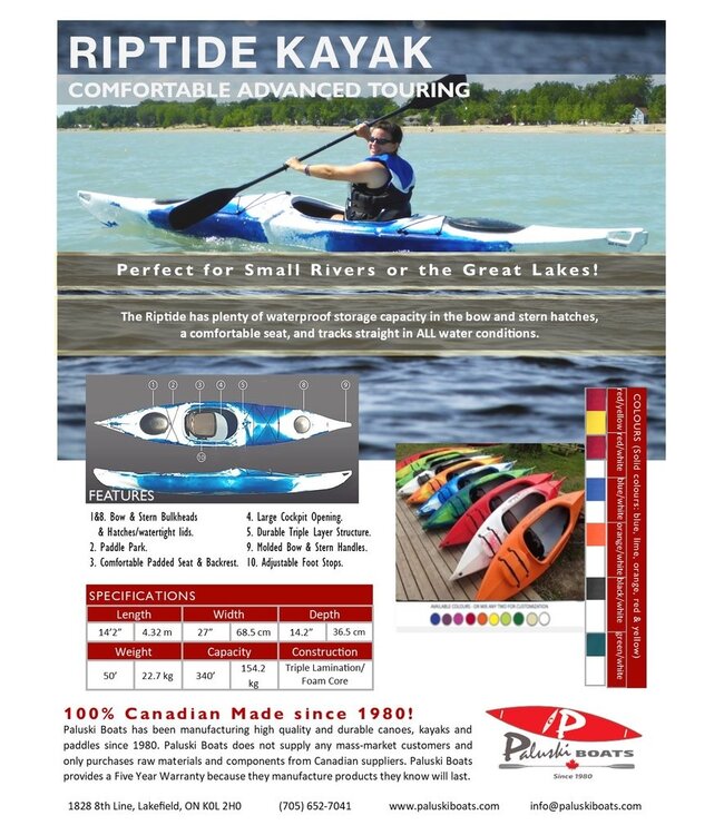 Paluski Paluski  Riptide Kayak