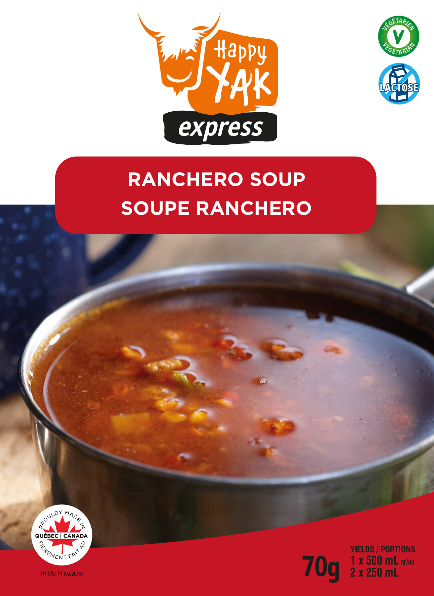 Happy Yak Ranchero Soup (Vegan, Lactose Free)