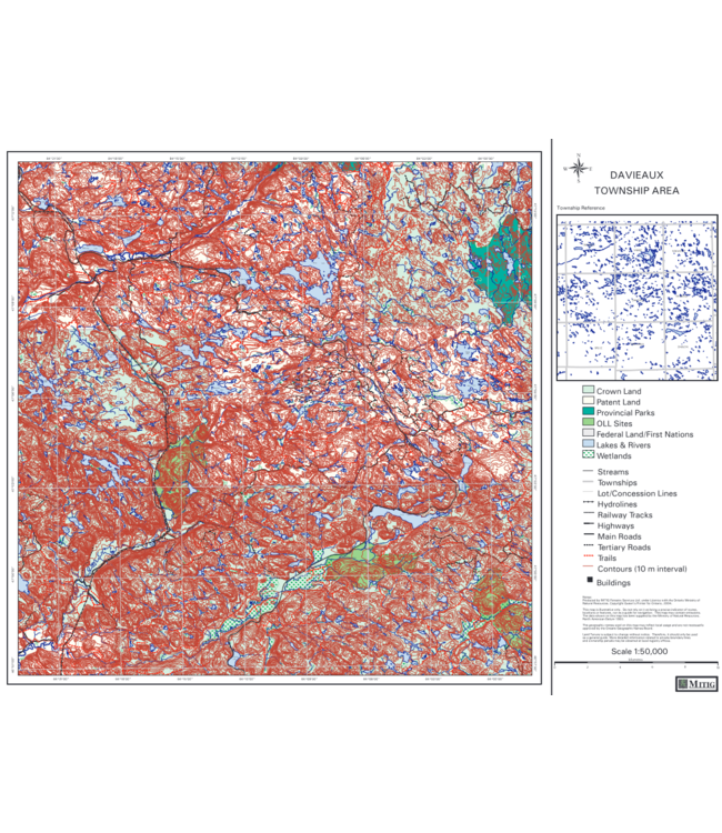 Mitig MITIG 1:50,000 Township Map