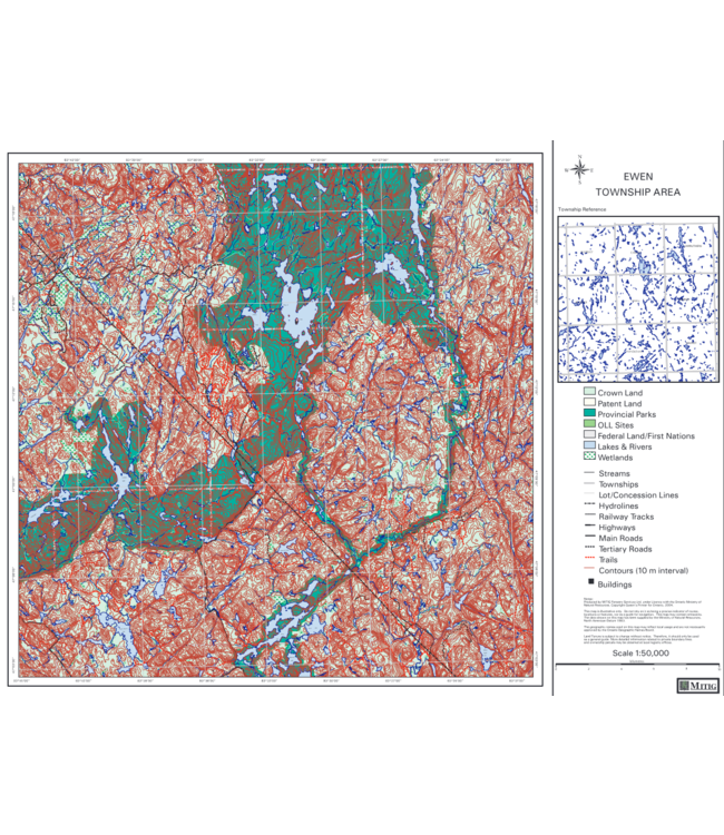 Mitig MITIG 1:50,000 Township Map