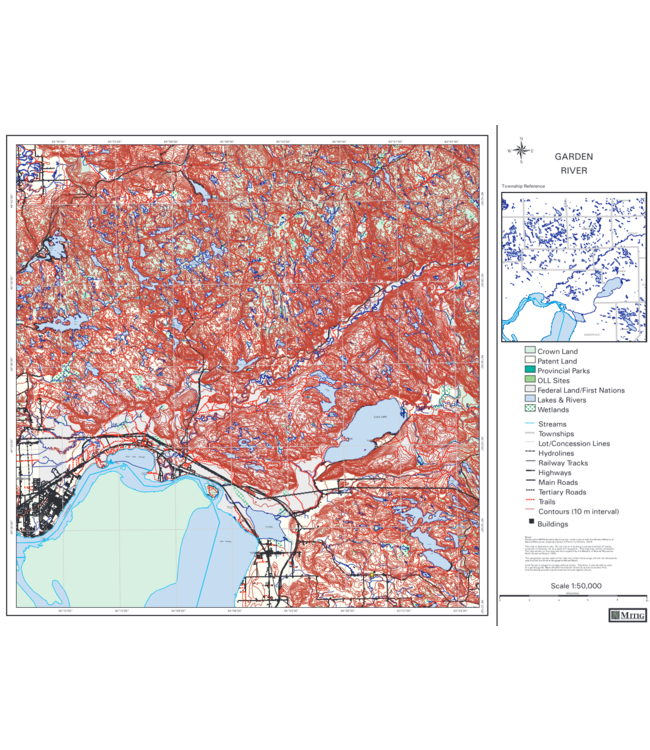 Mitig MITIG 1:50,000 Township Map