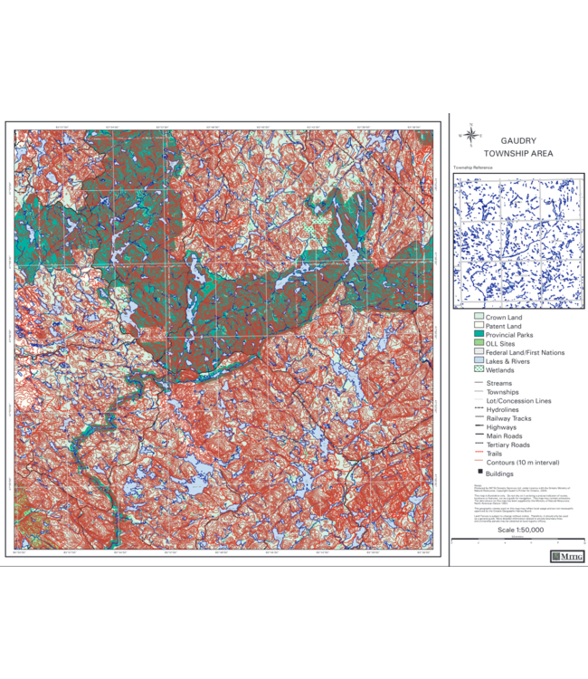 Mitig MITIG 1:50,000 Township Map