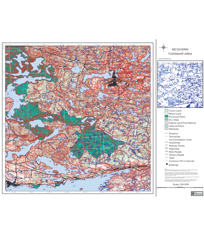 Mitig MITIG 1:50,000 Township Map