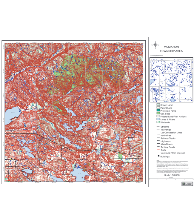 Mitig MITIG 1:50,000 Township Map