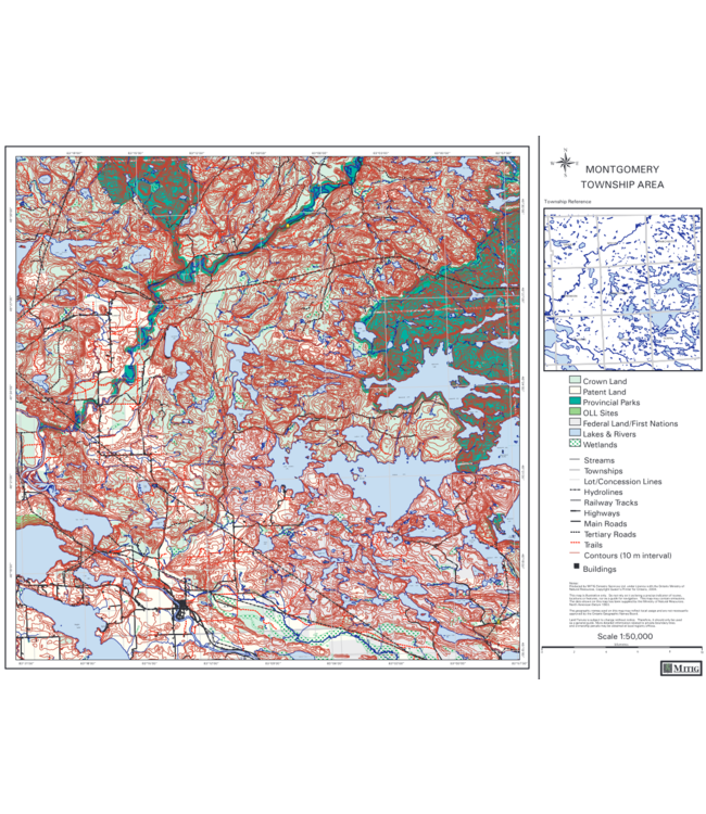 Mitig MITIG 1:50,000 Township Map