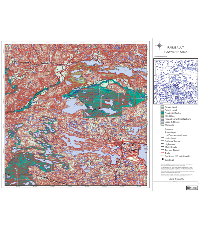 Mitig MITIG 1:50,000 Township Map