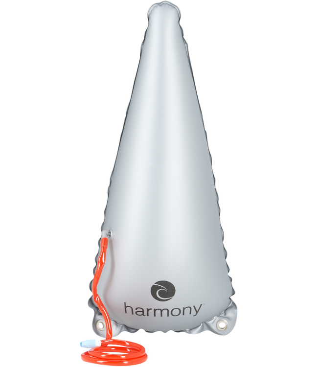 Harmony Gear Harmony Gear Bow Floatation Bag: Kayak: Vinyl, Silver, Long Fits 10'-13'