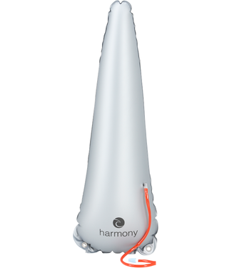 Harmony Gear Harmony Gear Stern Floatation Bag: Kayak: Vinyl, Silver, Long Fits 10'-13'