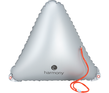 Harmony Gear Floatation Bag: Rec Kayak: Vinyl, Silver, Small Fits 10' Or Less