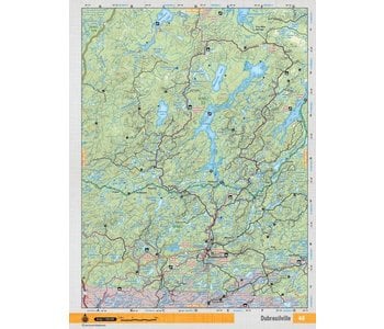 Backroads Mapbooks ON TOPO MAP WATERPROOF MAP NEON-48 Dubreilville