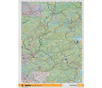 Backroads Mapbooks ON TOPO MAP WATERPROOF MAP NEON-16 Searchmont