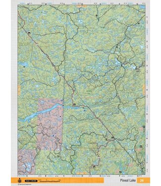 Backroad Mapbooks Backroad Mapbooks ON TOPO MAP WATERPROOF MAP NEON-26 Pineal Lake