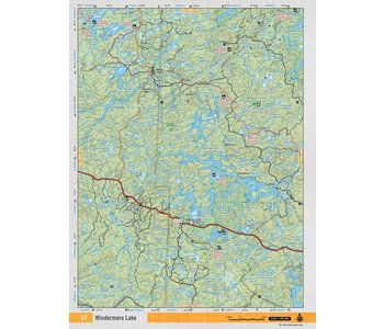 Backroads Mapbooks ON TOPO MAP WATERPROOF MAP NEON-37 Windermere Lake