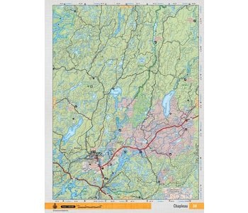 Backroads Mapbooks ON TOPO MAP WATERPROOF MAP NEON-38 Chapleau