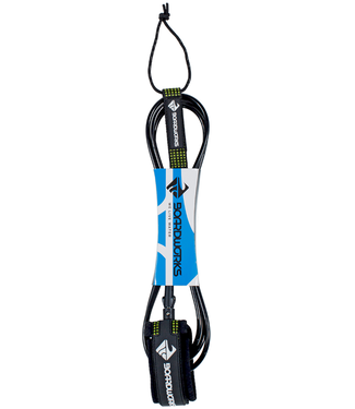 Boardworks Boardworks Ankle SUP Leash 10'0", Const. 9mm Urethane Cord, Colour  Black