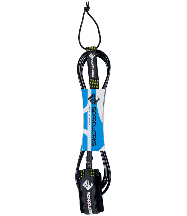 Boardworks Boardworks Ankle SUP Leash 10'0", Const. 9mm Urethane Cord, Colour  Black