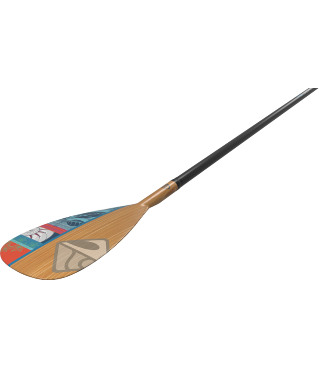 Boardworks Boardworks Muse 2Pc Adj. SUP Paddle (67"-97"), Const. Carbon Shaft /Fiberglass, Colour  Carbon/Bamboo