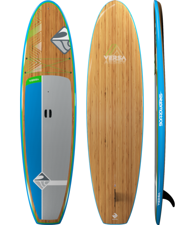Boardworks Boardworks  Versa 10'6" SUP (Stand Up Paddleboard) -  Bamboo/Blue/Lime