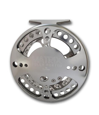 Raven Raven 5 1/8" Matrix XL  Fully Ported Centerpin Float Reel, Titanium