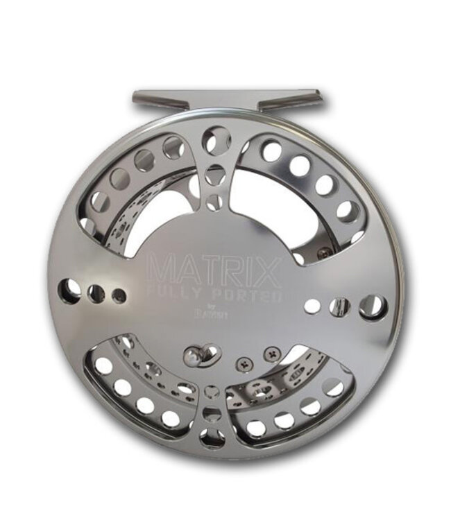 Raven Raven 5 1/8" Matrix XL  Fully Ported Centerpin Float Reel, Titanium