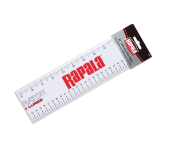 Rapala Adhesive 36 in Fish Ruler White, Measures Cms or Inches