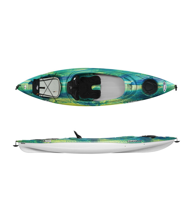 Pelican Pelican Argo 100X EXO Sit-In Kayak   Blue Coral / White / Tin Grey