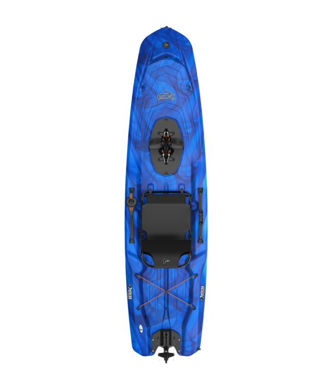 Pelican Pelican Getaway 110 HDII Pedal Kayak Vapor Deep Blue/White