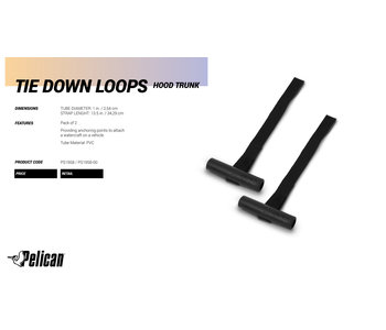 Pelican Hood Trunk Tie-Down Loops Set Of 2