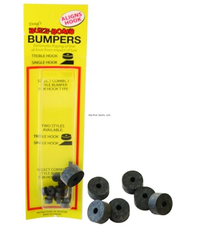 Buzz Bomb Buzz Bomb Bumpers for Treble Hook - 20/Pack