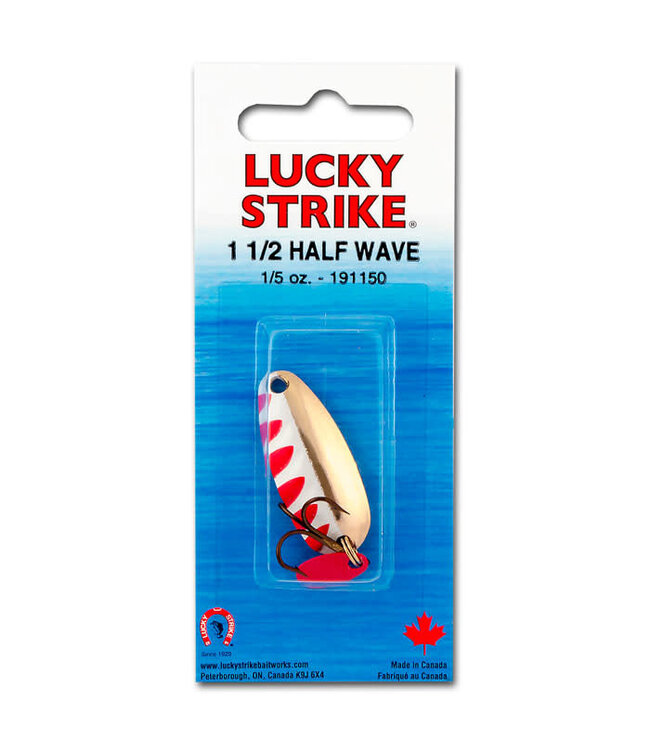 Lucky Strike Lucky Strike Half Wave Spoon - Gold