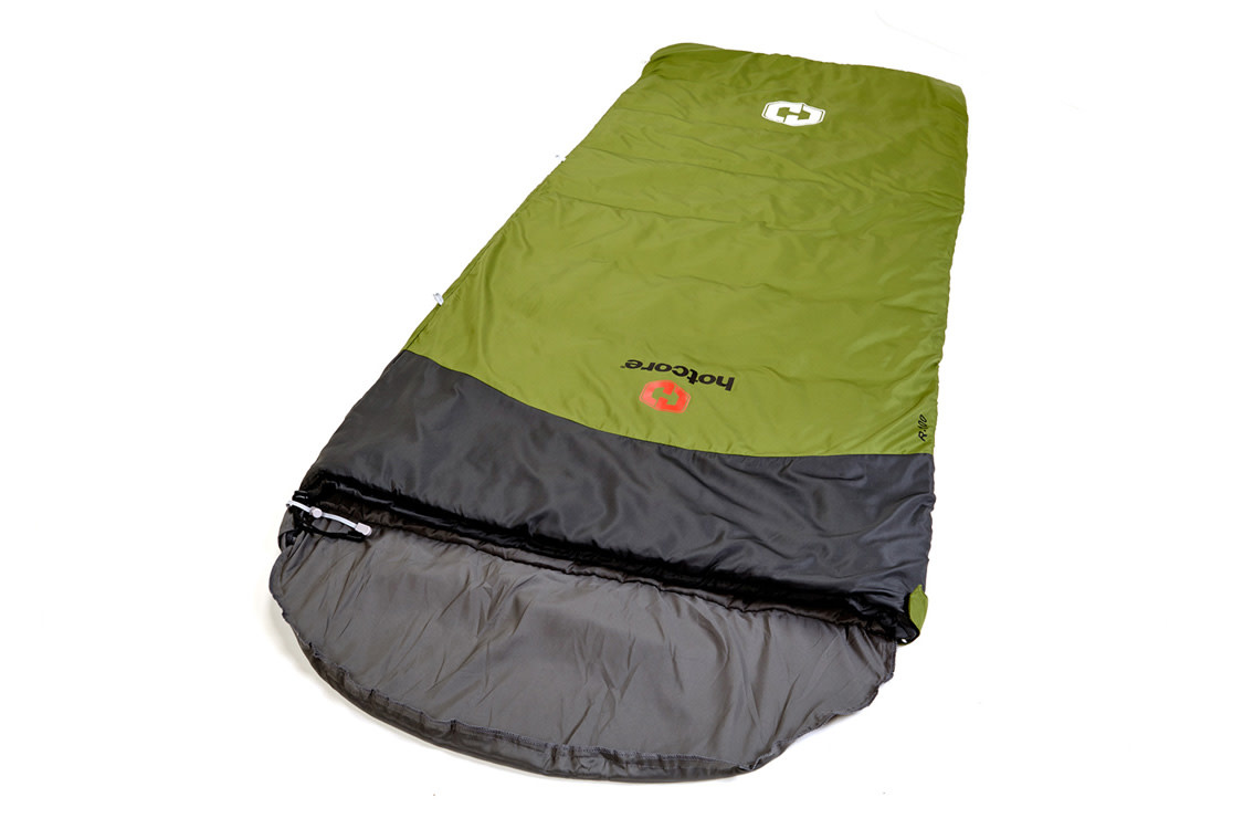Hotcore R-100 Sleeping Bag Rectangular Green 78"x34" 2.8 lbs 0o C