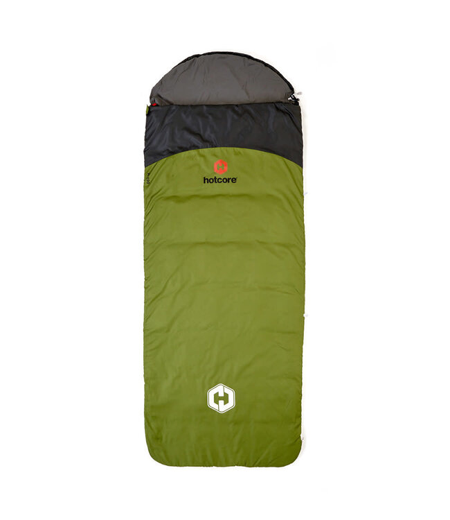 Hotcore Hotcore R-100 Sleeping Bag Rectangular Green 78"x34" 2.8 lbs 0o C