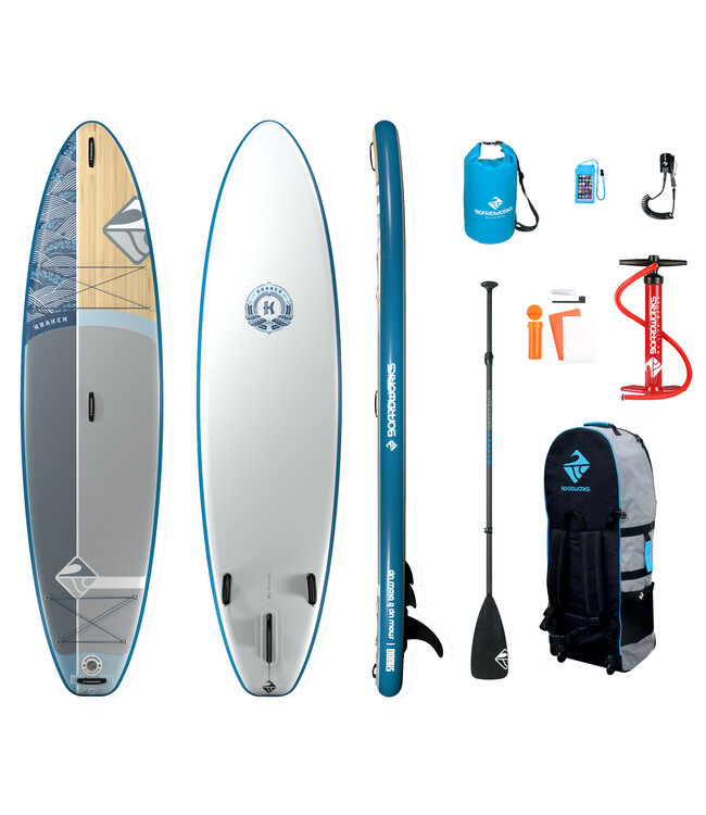 Boardworks Boardworks  Kraken 11' Inflatable SUP (Stand Up Paddleboard) - Blue