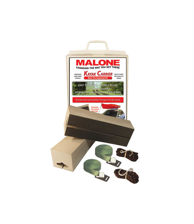 Malone Malone Standard Kayak Foam Block Kit - Neoprene Bottom