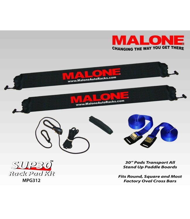 Malone Malone SUP 30 Paddle Board Roof Rack Pad Kit