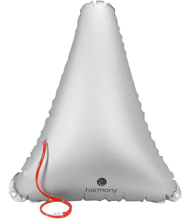 Harmony Gear Harmony Gear Floatation Bag: Rec Kayak: Vinyl, Silver, Medium Fits 10' Or More