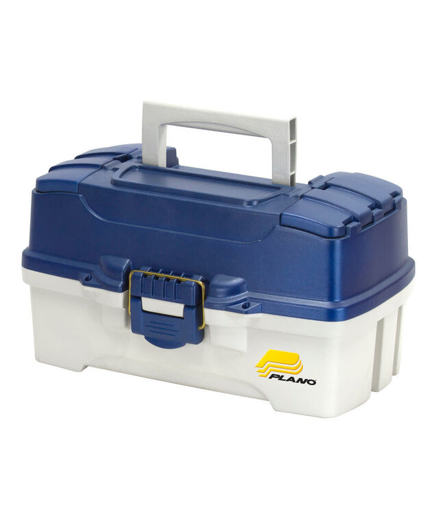 Plano Plano 2 Tray Tackle Box w/dual Top Access - Blue Metallic/Off White