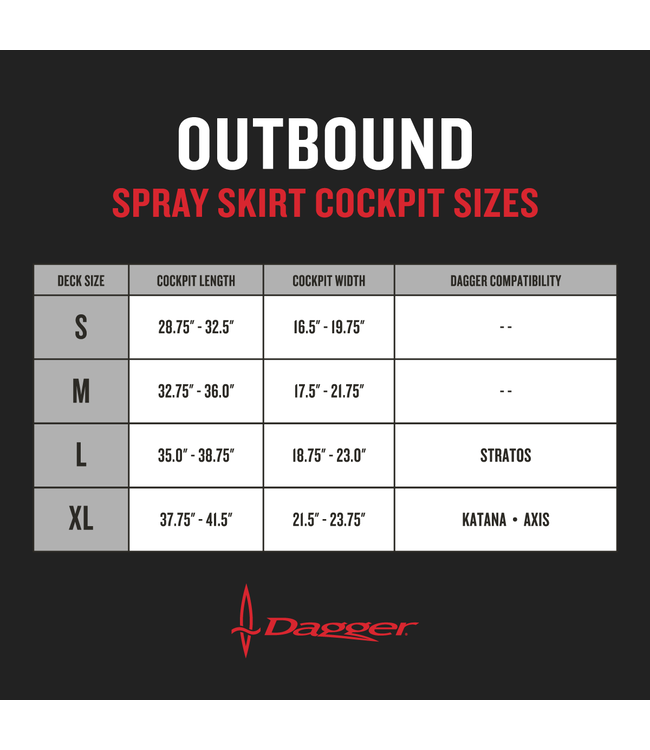 Dagger Dagger Outbound Spray Skirt XL