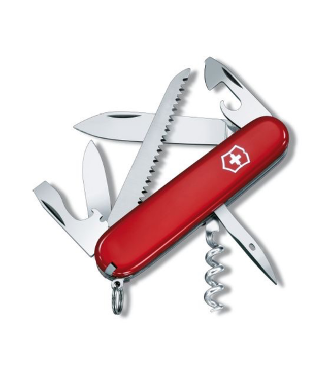 Victorinox Victorinox Swiss Army Camper Pocket Knife, Red