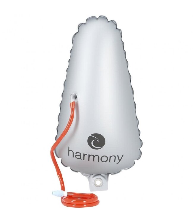Harmony Gear Harmony Gear Stern Floatation Bag: Kayak: Vinyl, Silver, Short Fits 8'-10'