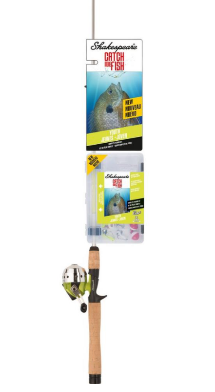 Shakespeare Catch More Fish Spin Cast Combo - Great Lakes Outfitters