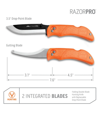 Outdoor Edge Outdoor Edge Razor-Pro (Orange, 6-Blades)
