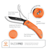 Outdoor Edge Outdoor Edge Razor-Pro (Orange, 6-Blades)