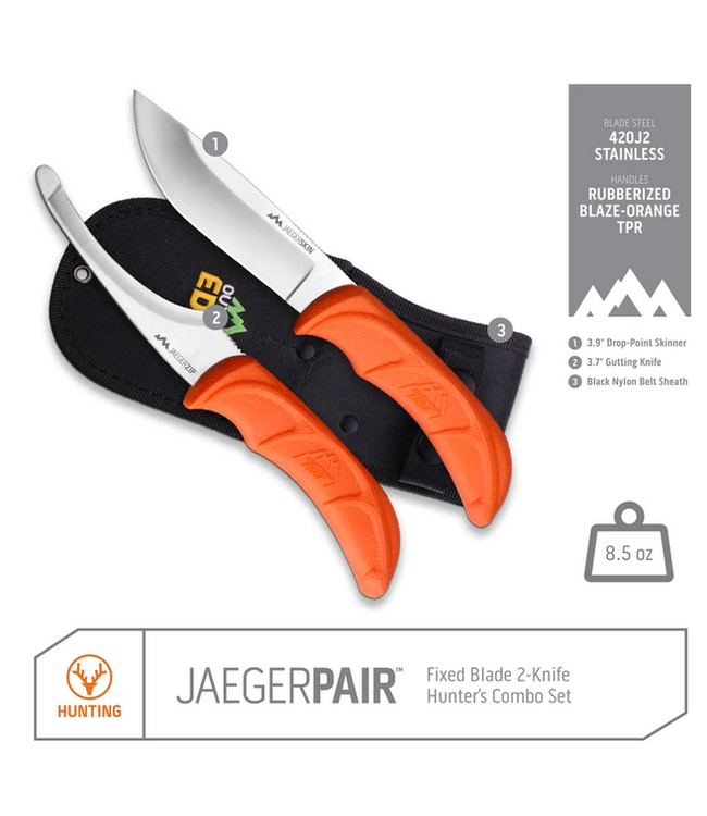 Outdoor Edge Outdoor Edge Jaeger 2 Knife Combo Set