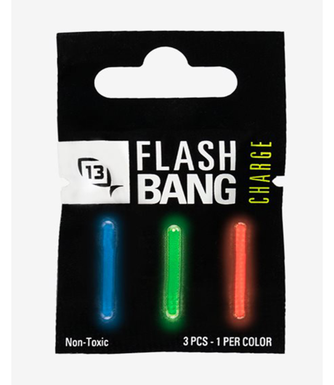 13 Fishing 13 Fishing Flash Bang - Glowstick Multi Color Refill 3 Pack