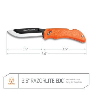 Outdoor Edge Outdoor Edge Razor-Lite (Orange, 6-Blades)
