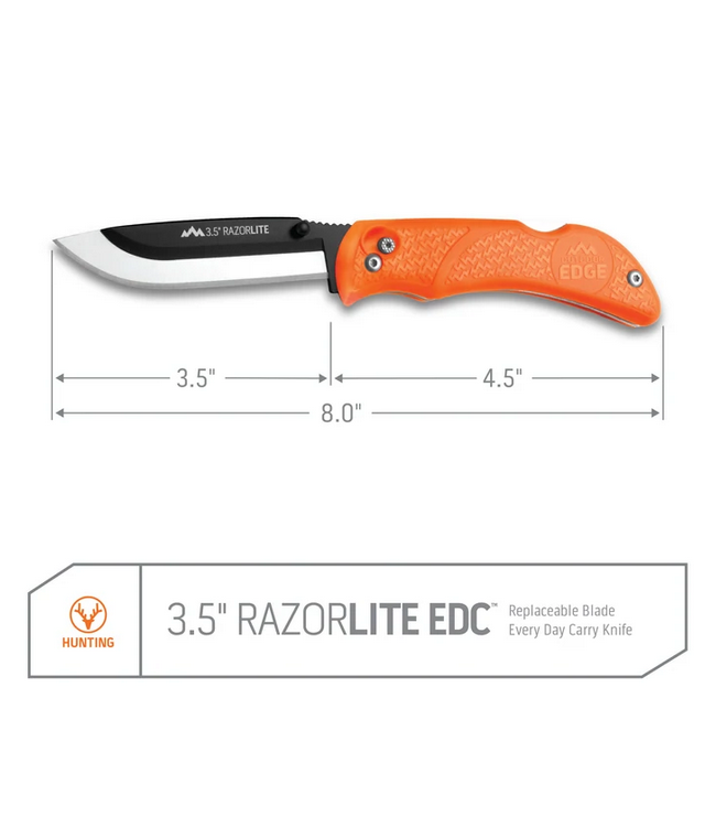 Outdoor Edge Outdoor Edge Razor-Lite (Orange, 6-Blades)