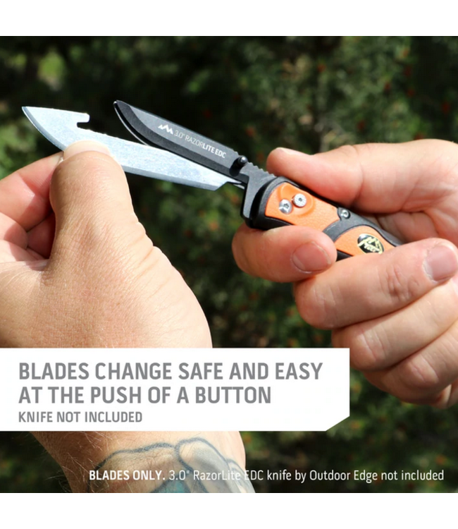 Outdoor Edge Outdoor Edge 3.5" Razor-Lite Replacement Blades - 6 Pack