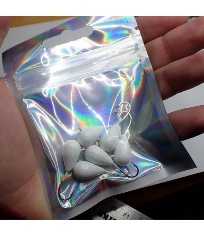 Simcoe Bug Si Flies Glow Tungsten Jig 6-Pack